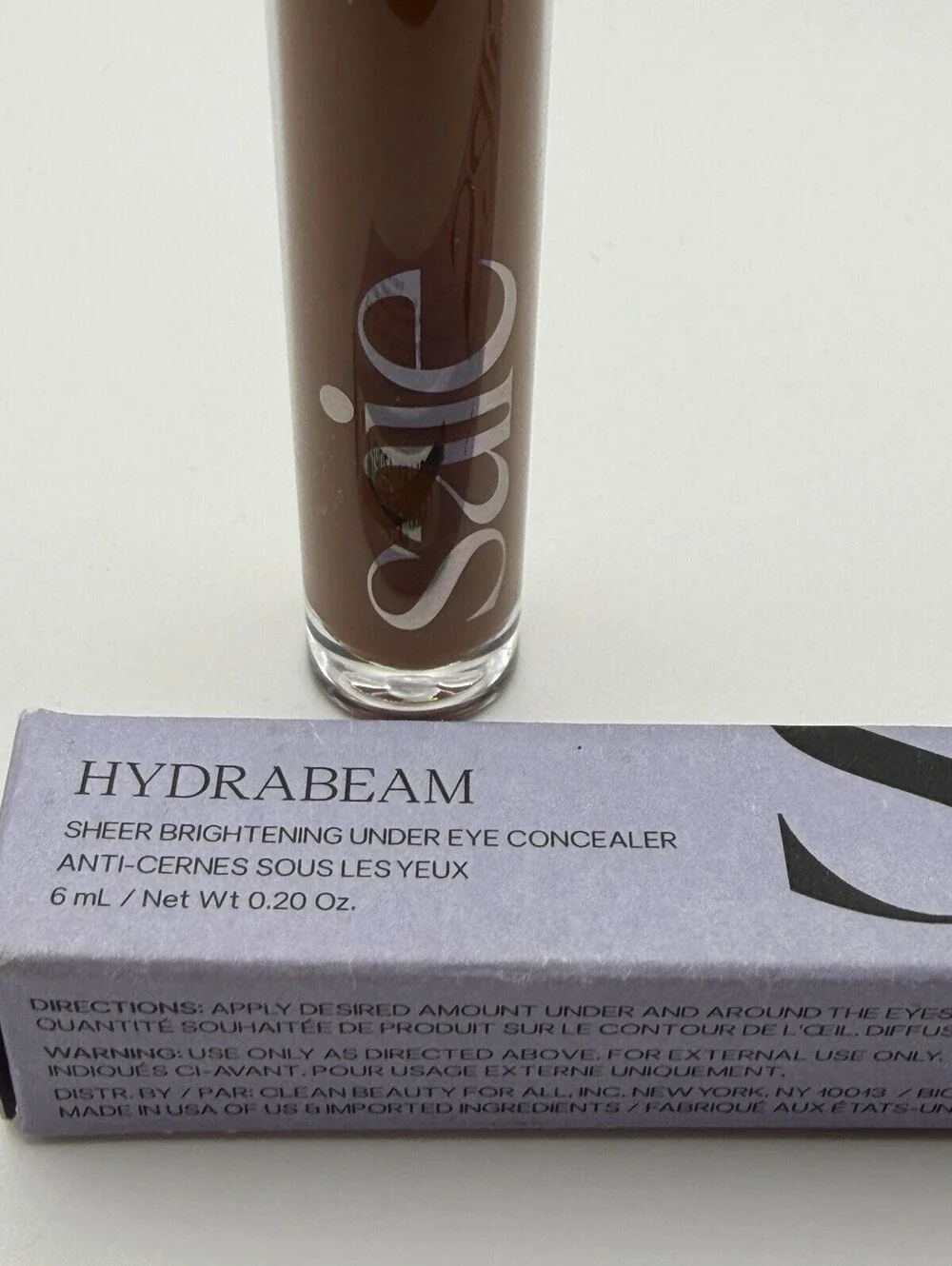 Saie Hydrabeam Concealer HB Eight 6ml .20oz Brightening Under Eye NEW Box